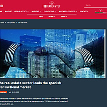 The real estate sector leads the spanish transactional market